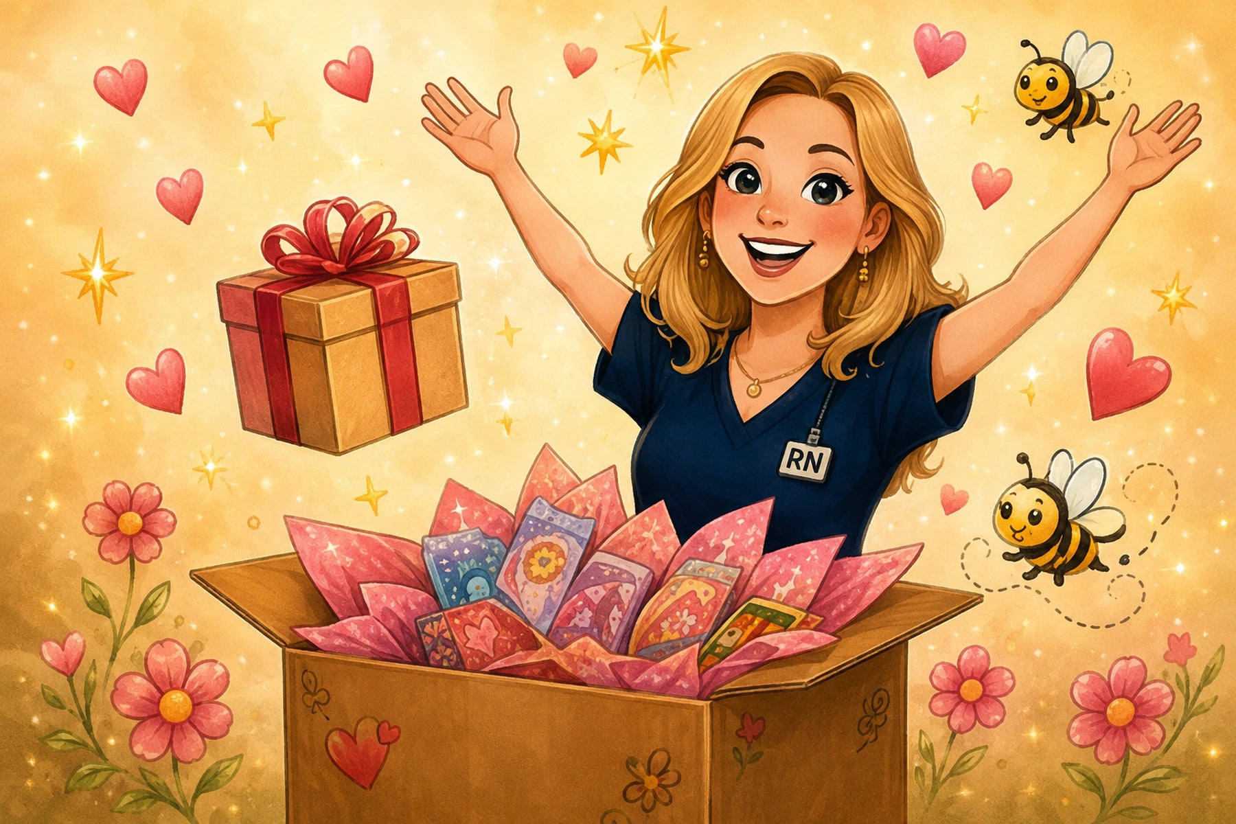 Rhonda celebrates deciding to begin The Sassy Hive.
